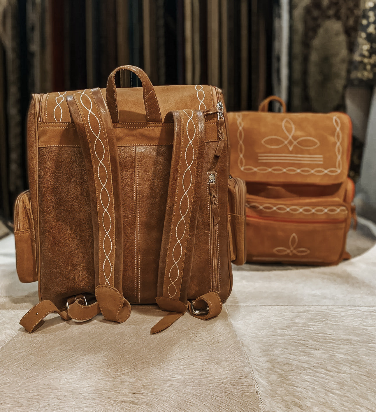 diaper leather backpack Tan Suede Leather Boot Stitch Backpack/Diaper Bag – Cactus Stitch & Co