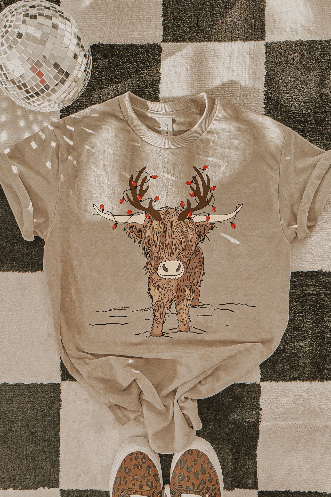 Highland Cow Christmas Crewneck