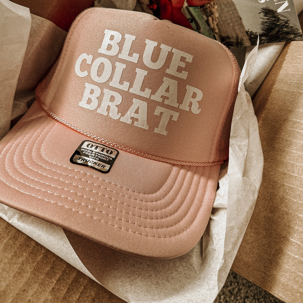 Blue Collar Brat Trucker Hat