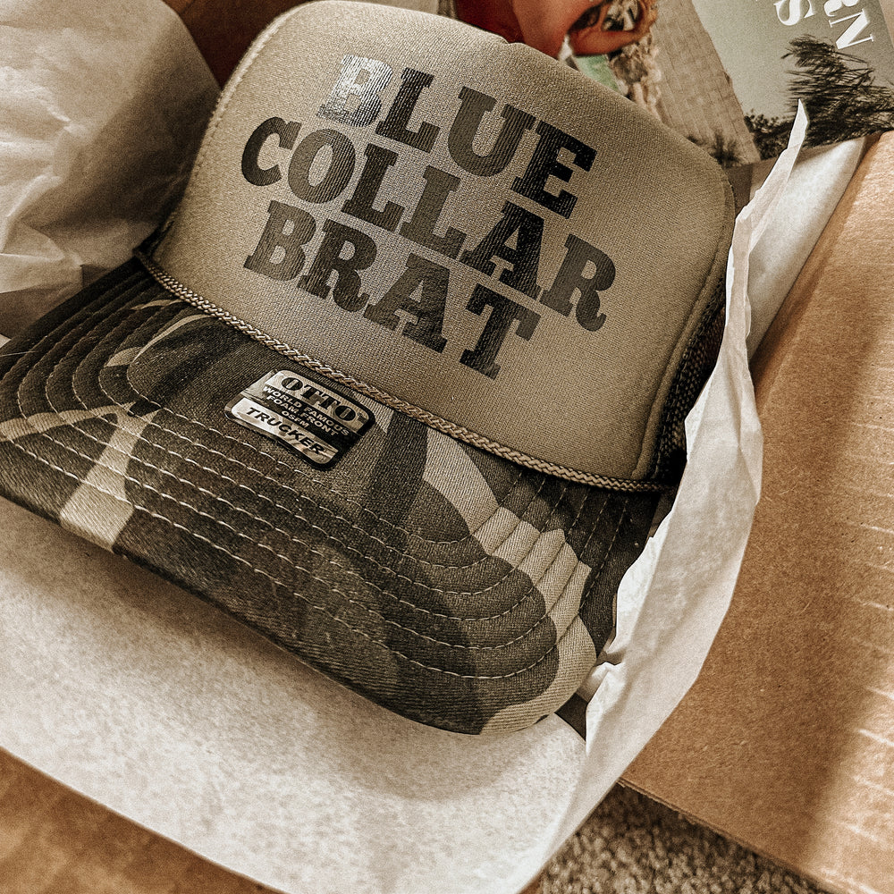 
                      
                        Blue Collar Brat Trucker Hat
                      
                    