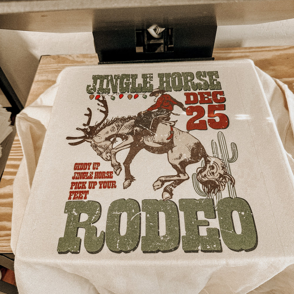 Jingle Horse Rodeo Crewneck