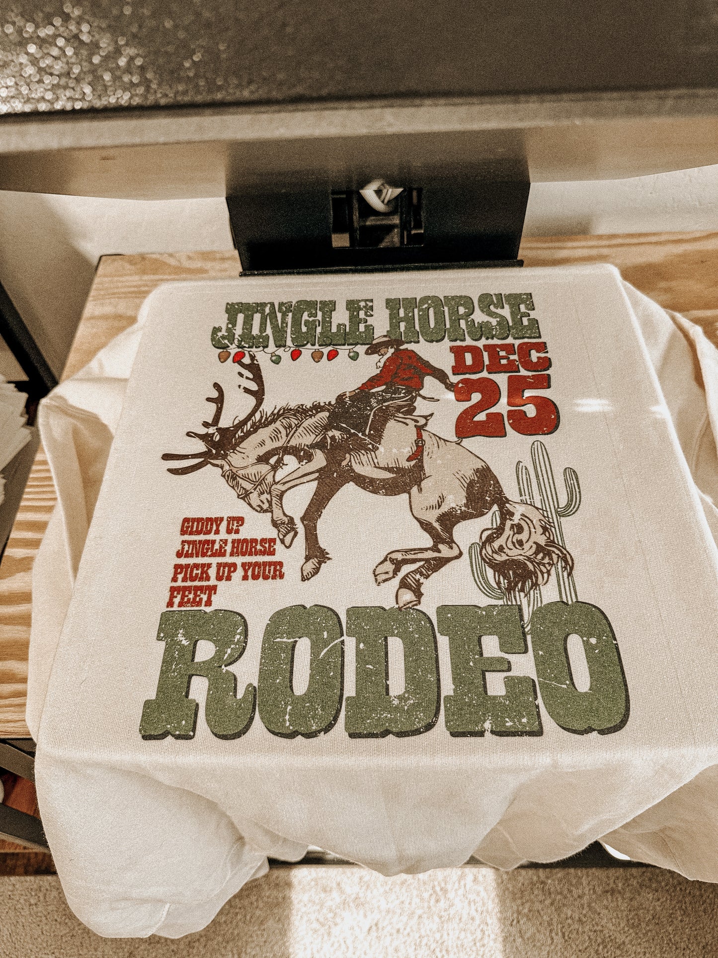 Jingle Horse Rodeo Crewneck